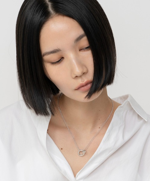 ネックレス LAPUIS(ラピュイ)Coil Circle necklace レディースの画像