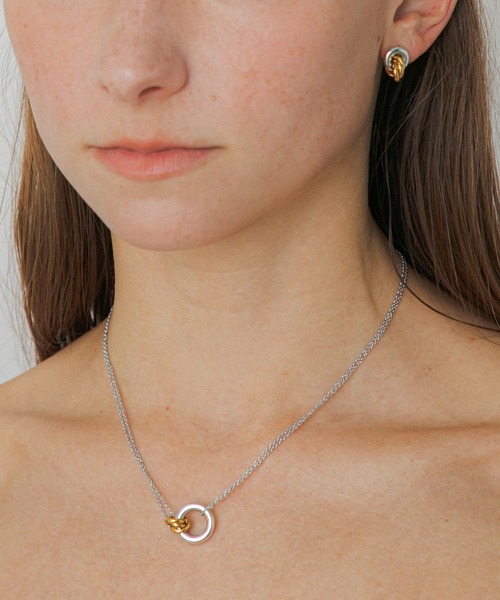 LAPUIS（ラピュイ） ネックレス Coil Circle necklace レディース