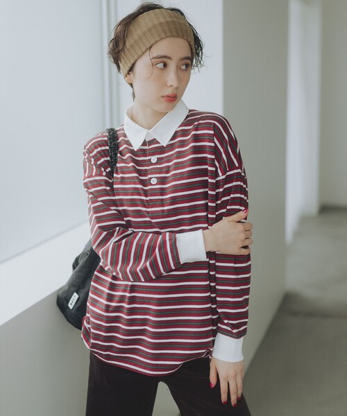 B：MING by BEAMS（ビーミング by ビームス） tシャツ ボーダー ラガー