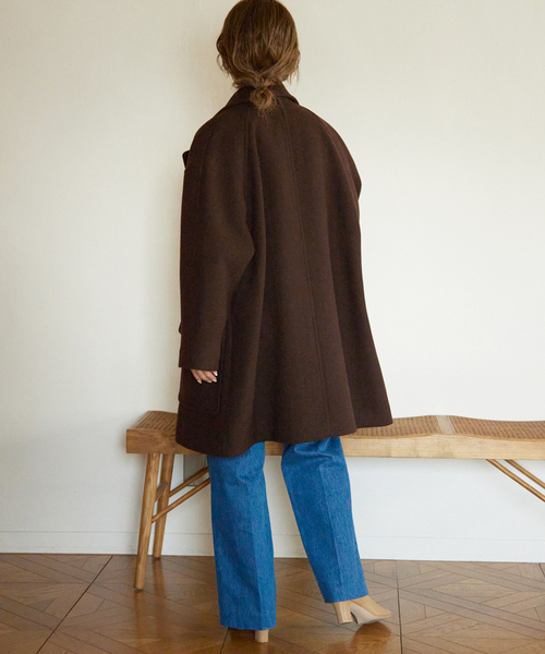 【今期】SLOBE IENA ロングチェスターコート 36 ブラウン SLOBE IENA（スローブイエナ） チェスターコート 36 ブラウン