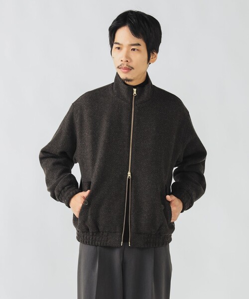 【新品タグ付】BEAMS HEART ツイードジャケット 　黒　フリーサイズ BEAMS HEART（ビームス ハート）フリンジ ツイード ジャケット