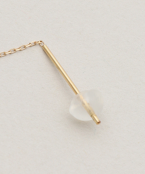 les bonbon ダイヤモンドピアス 片耳 les bonbon＞K18 ダイヤモンド ピアス（ピアス（両耳用））｜les
