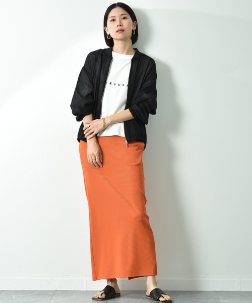 「INTERPLANET」 ジップアップブルゾン FREE カーキ レディース_画像6