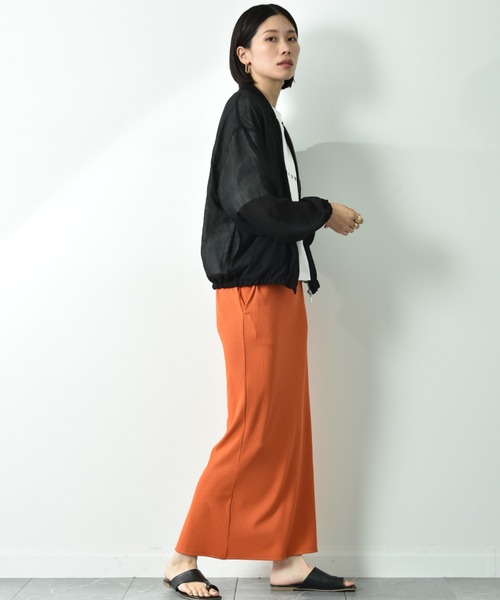 「INTERPLANET」 ジップアップブルゾン FREE カーキ レディース_画像7