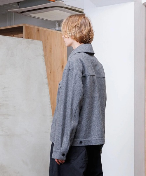 VOAAOV（ヴォアーブ） ブルゾン アウター RECYCLED MELTON Blouson 