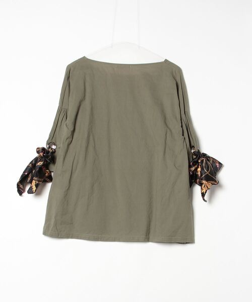 「un dix cors」 7分袖ブラウス - グリーン レディース_画像2