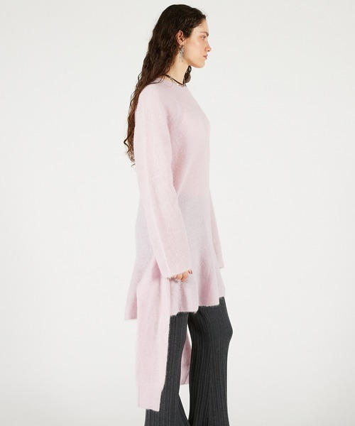 ワンピース PRANK PROJECT Knot Front Knit Tunic PRANK PROJECT（プランクプロジェクト） チュニック ノットフロント