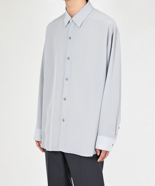 LAD MUSICIAN ライトグレー 長袖シャツ LAD MUSICIAN（ラッドミュージシャン） 長袖シャツ 44 グレー系その他