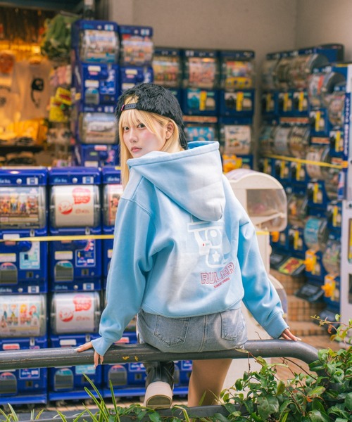 centimeter（センチメーター） パーカー Boxy ruler zip hoodie メンズ