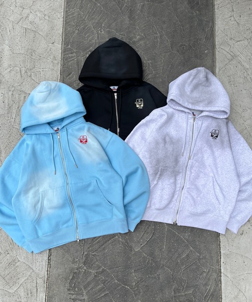 centimeter（センチメーター） パーカー Boxy ruler zip hoodie メンズ