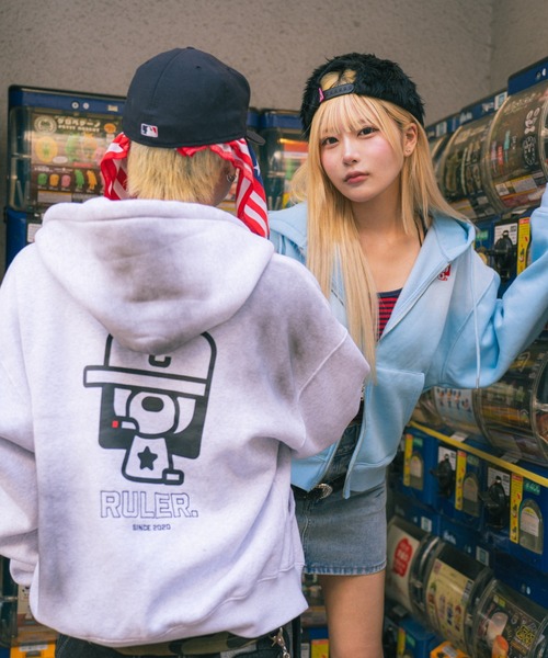 centimeter（センチメーター） パーカー Boxy ruler zip hoodie メンズ