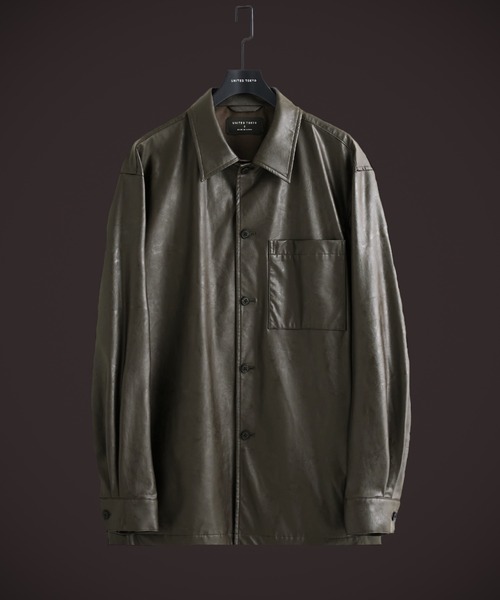 UNITED TOKYO（ユナイテッドトウキョウ） シャツ ライトレザーシャツ