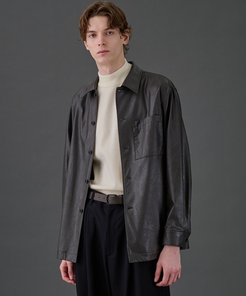 UNITED TOKYO（ユナイテッドトウキョウ） シャツ ライトレザーシャツ