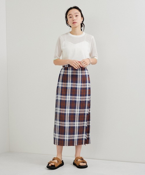 「LE CERCLE par rope'」 半袖ニット FREE ホワイト レディース_画像4