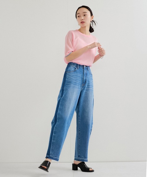 「LE CERCLE par rope'」 半袖ニット FREE ホワイト レディース_画像6