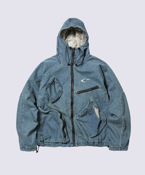 CPG ブルゾン CPG ブルゾン アウター 「CPG」CPG RHOMBUS POCKET FADE DENIM JACKET