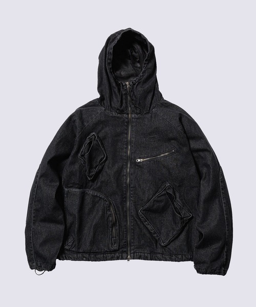 CPG ブルゾン アウター 「CPG」CPG RHOMBUS POCKET FADE DENIM JACKET