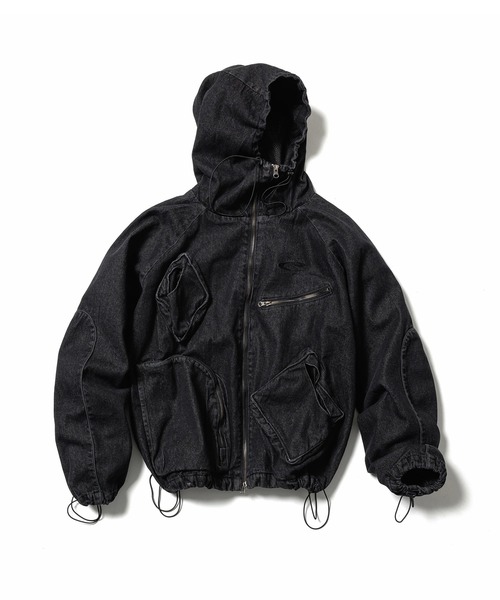 CPG ブルゾン アウター 「CPG」CPG RHOMBUS POCKET FADE DENIM JACKET