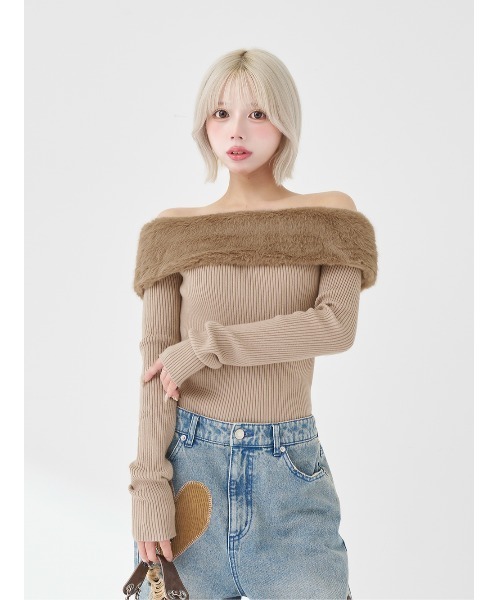 【新品未使用タグ付き】Darich ダーリッチエレガントファーニットトップス エレガントファーニットトップス – Darich (ダーリッチ)