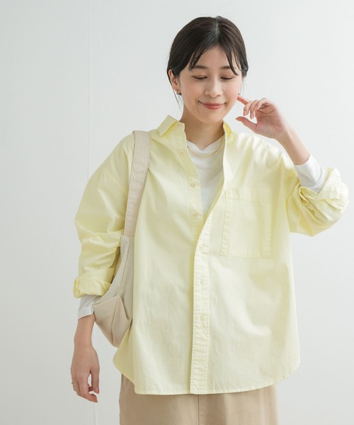 「URBAN RESEARCH DOORS」 長袖シャツ MEDIUM ベージュ系その他 レディース_画像5