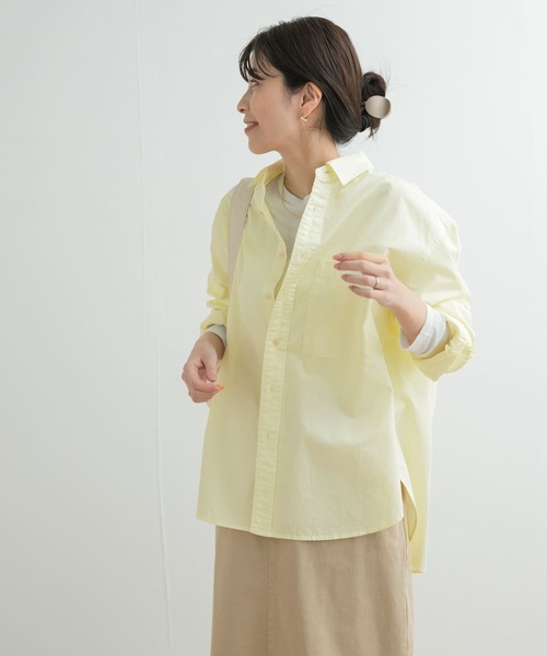 「URBAN RESEARCH DOORS」 長袖シャツ MEDIUM ベージュ系その他 レディース_画像7