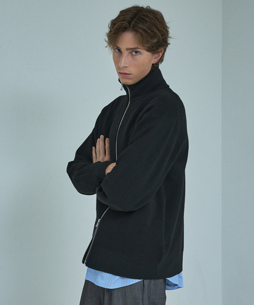 ABAHOUSE（アバハウス） カーディガン 12ゲージ 畦編み ドライバーズ