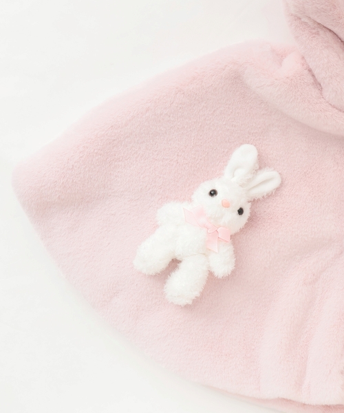 mezzo piano ベビー うさぎ フェイクファーケープ : ZOZOTOWN Yahoo!店