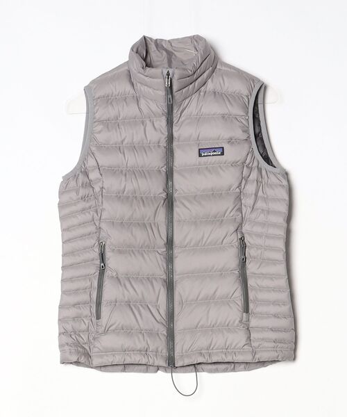 patagonia（パタゴニア） キルティングダウンベスト S グレー