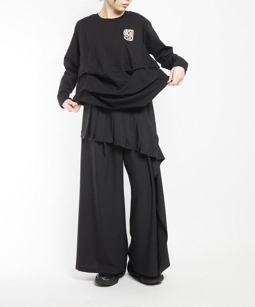 gomme（ゴム） tシャツ サイド2タックT レディース メンズ