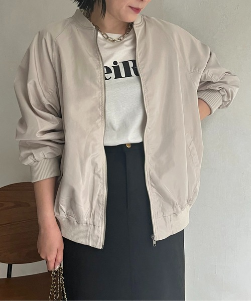 「prose verse」 ブルゾン MEDIUM ブラック レディース_画像4