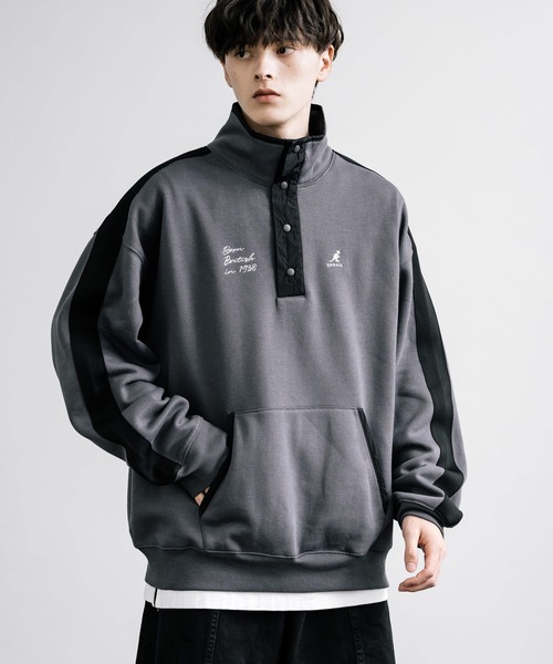 「KANGOL」 スウェットカットソー L チャコール メンズ_画像3