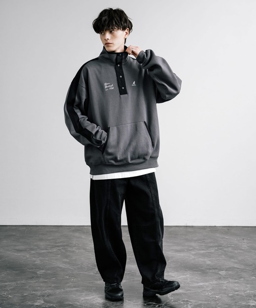「KANGOL」 スウェットカットソー L チャコール メンズ_画像5
