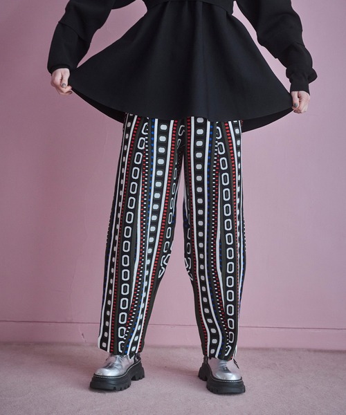 OMMO（オーエムエムオー） パンツ FLASK PATTERN JACQUARD KNIT PT