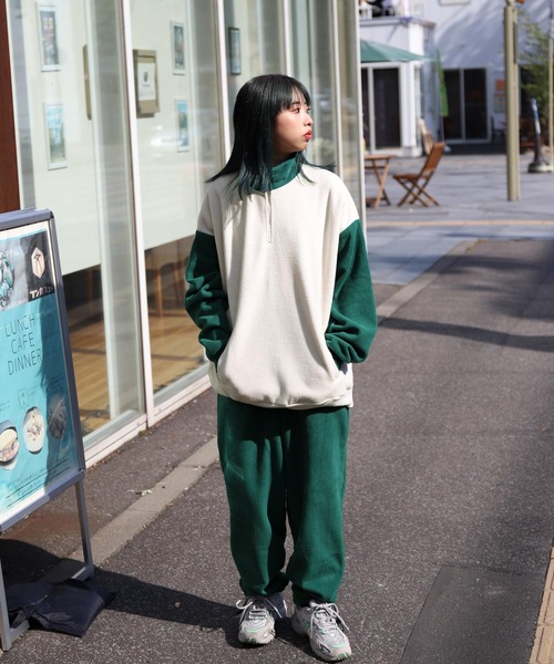 「ZIP FIVE」 スウェットカットソー MEDIUM アイボリー レディース_画像5