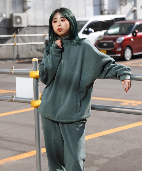 「ZIP FIVE」 スウェットカットソー MEDIUM アイボリー レディース_画像9