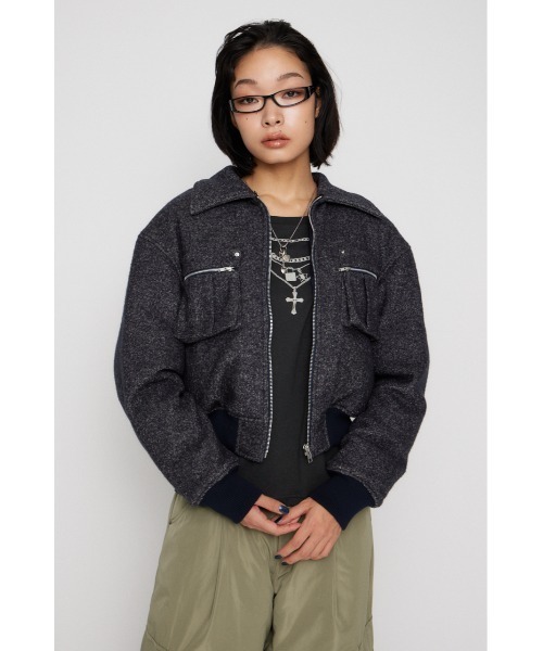 LAGUA GEM COMPACT TWEED ジャケット LAGUA GEM | COMPACT TWEED ジャケット (ジャケット ) |SHEL'TTER WEBSTORE