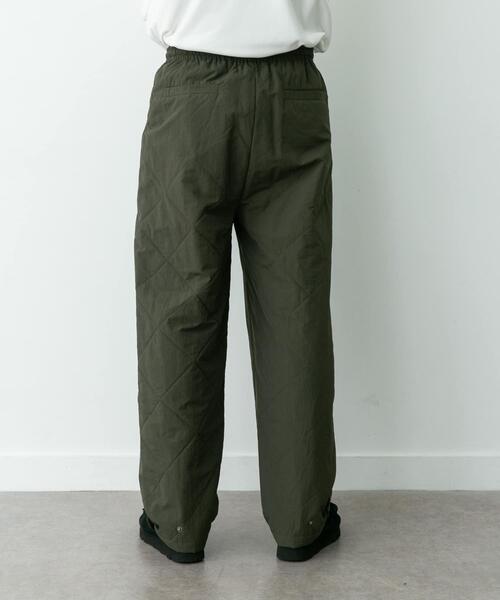 URBAN RESEARCH Sonny Label ワイドパンツ パンツ キルティング中綿