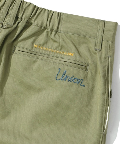 「UNION(UNION TOKYO)」 スラックス LARGE セージグリーン メンズ_画像4