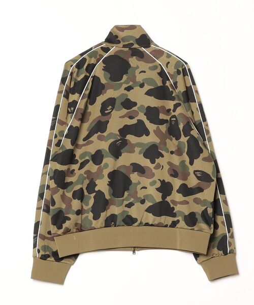 adidas A BATHING APE カモ　トラックジャケット　Mサイズ A BATHING APE（アベイシングエイプ） ジャージ 1ST CAMO LOGO RELAXED