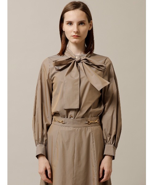 「TONAL」 長袖ブラウス 38 インディゴブルー レディース_画像5