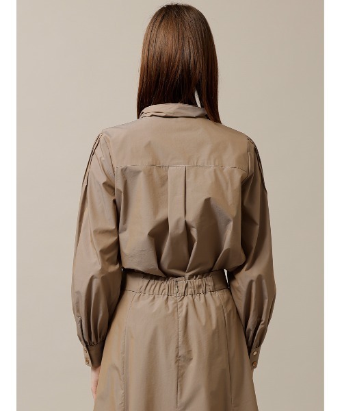 「TONAL」 長袖ブラウス 38 インディゴブルー レディース_画像7