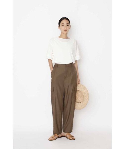 「human woman」 カーゴパンツ MEDIUM カーキ レディース_画像3