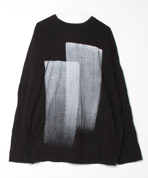 「minsobi」 長袖Tシャツ FREE ブラック メンズ_画像2