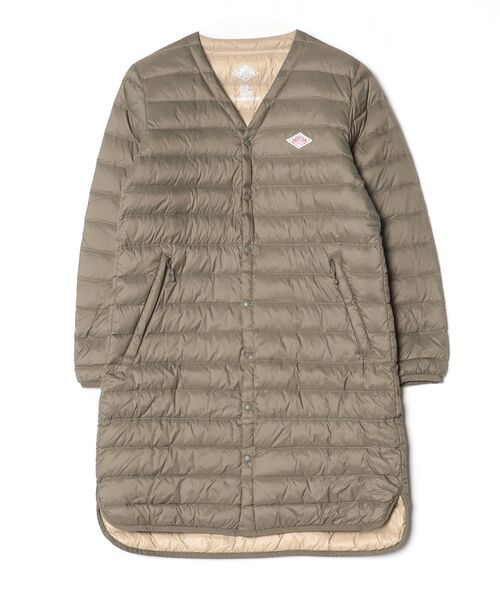 Danton（ダントン） ダウンコート 34 グリーン レディース : ZOZOTOWN