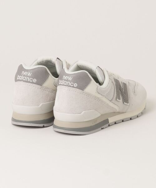 「New Balance」 ローカットスニーカー 23.5cm ライトグレー メンズ_画像2