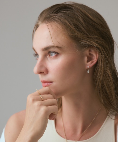 agete（アガット） 指輪 リング K5オパール／ダイヤモンドリング