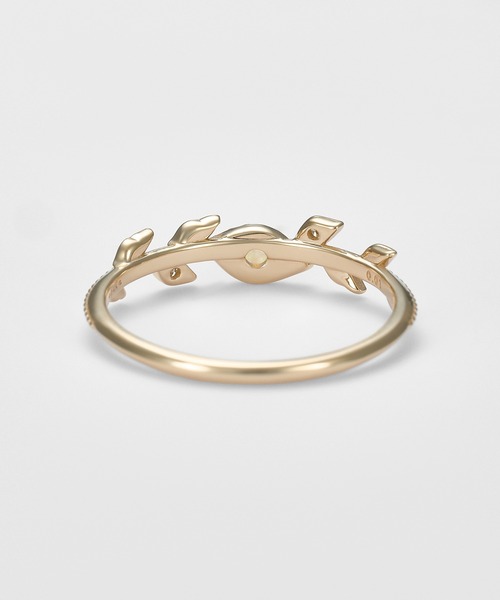 agete（アガット） 指輪 リング K5オパール／ダイヤモンドリング