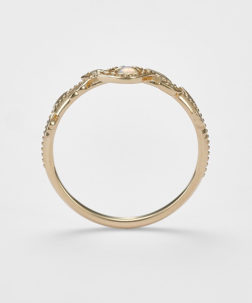 agete（アガット） 指輪 リング K5オパール／ダイヤモンドリング