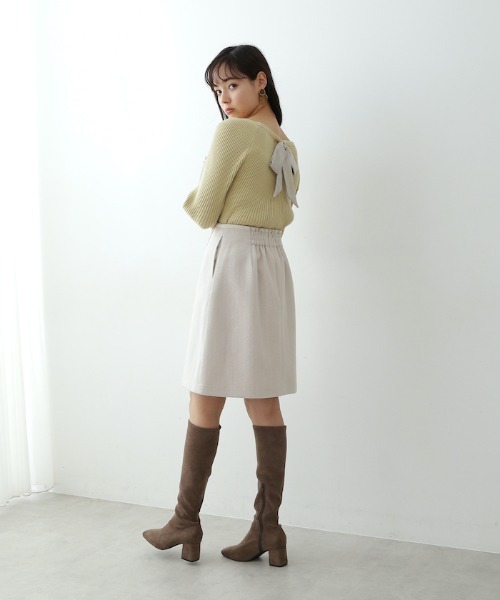 「JILL by JILL STUART」 長袖ニット FREE ブラウン レディース_画像2