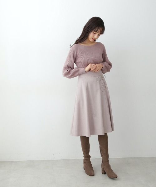 「JILL by JILL STUART」 長袖ニット FREE ブラウン レディース_画像4